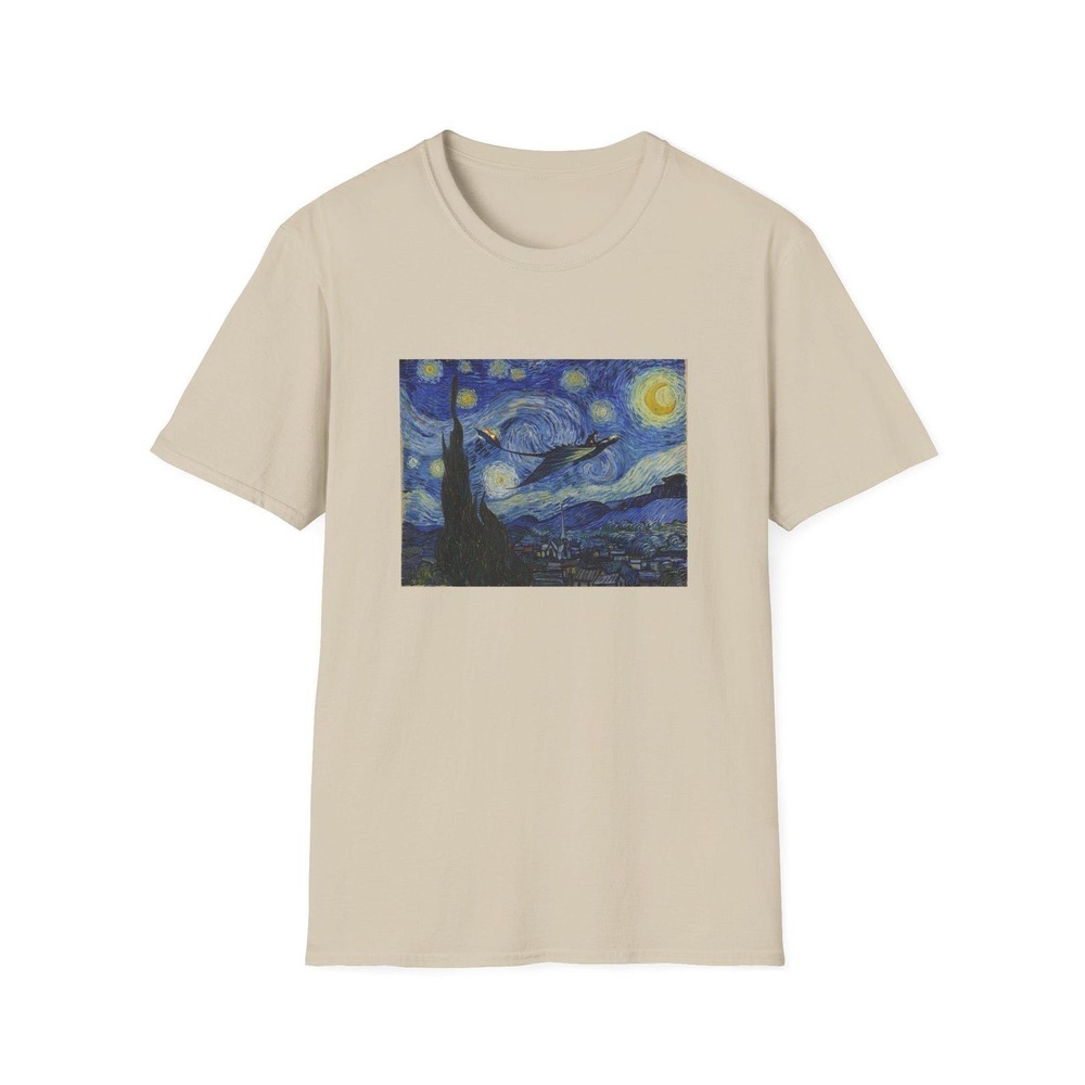 Starry Night Dragon T-Shirt How To Train Your Dragon Art Mashup